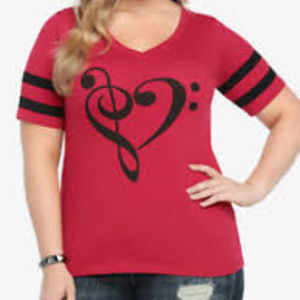 Torrid Music Note Shirt